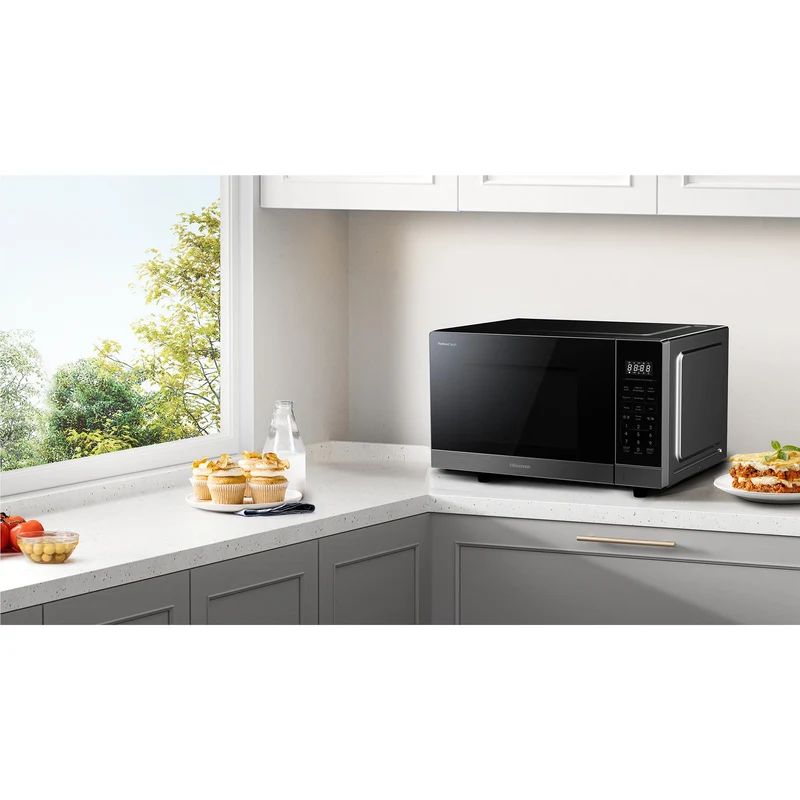 Hisense HMBS3010PFG 30L Flatbed Microwave with Grill Function (Platinum Grey)