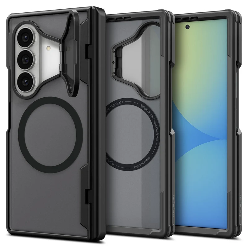 Spigen Galaxy Z Fold 8 Ultra Optik Armor Pro (MagFit) Case (Black)