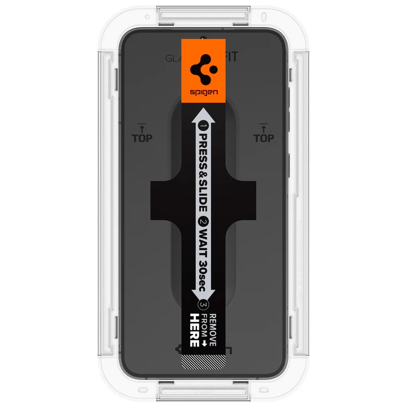 Spigen Samsung Galaxy S23 EZ Fit GLAS.tR Slim 2PCS Glass Screen Protector - Clear