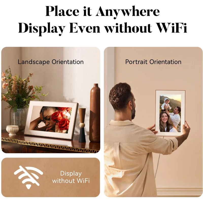 Pexar Vivkeep 15.6" Starlight Smart Digital Photo Frame 64GB (Starlight)