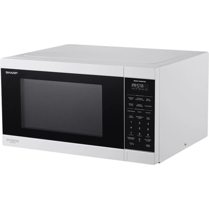 Sharp R366AVHW 36L 1200W Inverter Microwave (White)