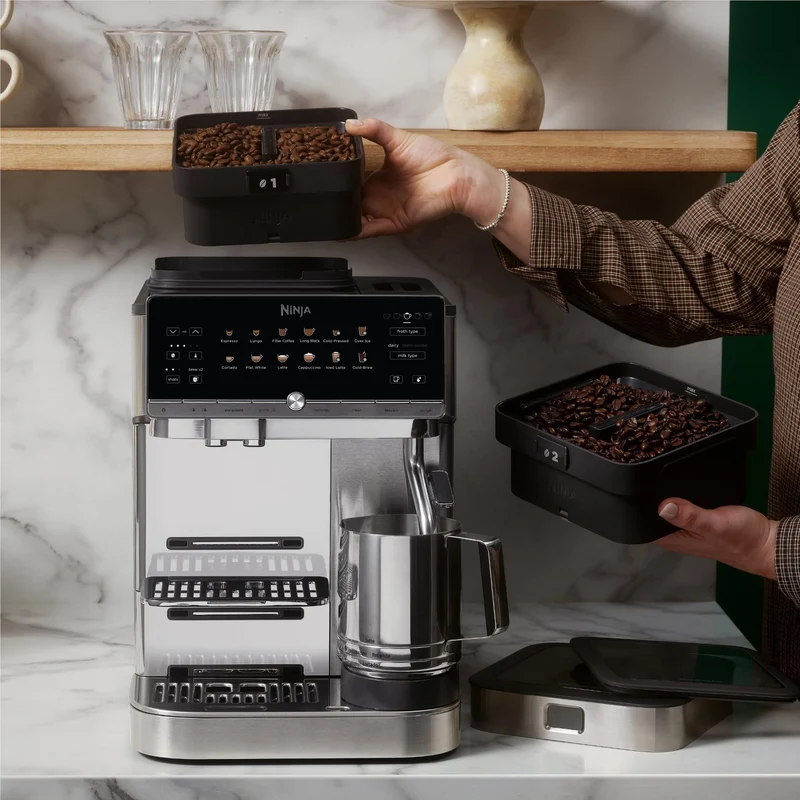 Ninja Auto Barista Fully Automatic Espresso Coffee Machine (S/Steel)