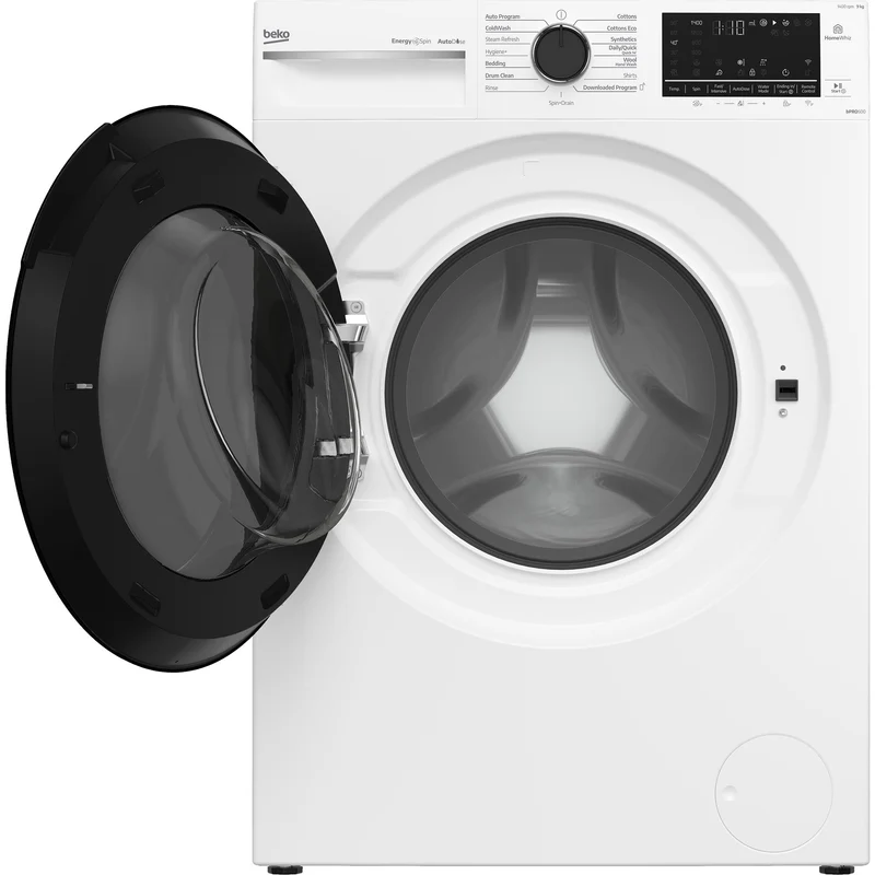 Beko BFLB903ADW1 9kg Front Load Washing Machine with AutoDose and Steam