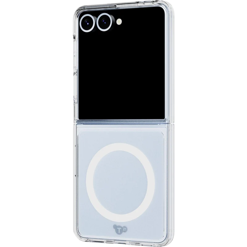 Tech21 EvoClear Magnet Case for Galaxy Z Flip7 (Clear)