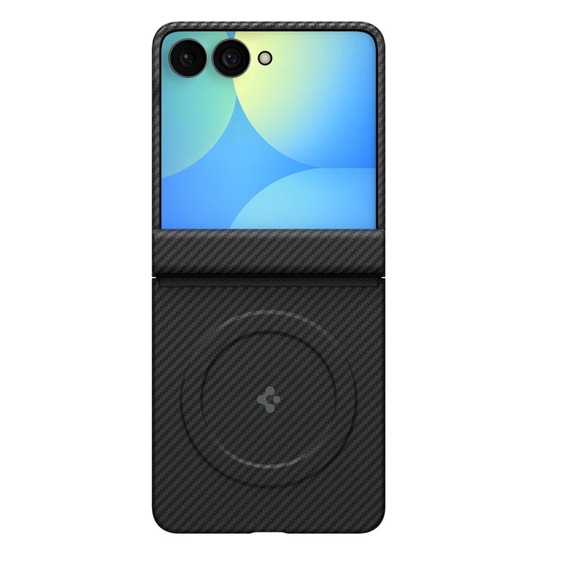 Spigen Galaxy Z Flip 8 Airskin Aramid (MagFit) Case (Black)