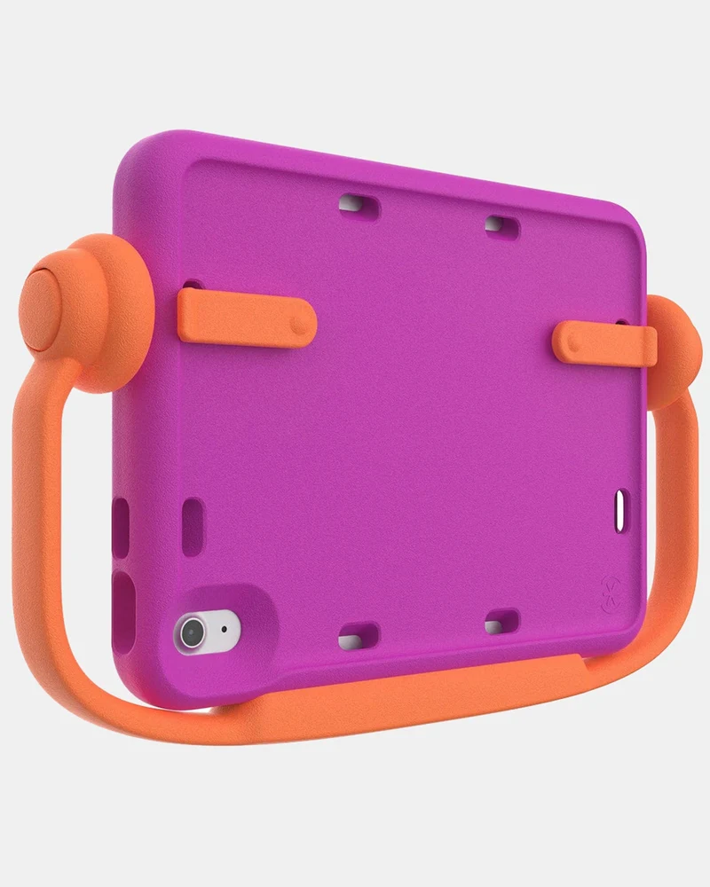 Speck Case-E-Run Tablet Case for iPad A16/11th Gen (Vibe Violet/Orange)