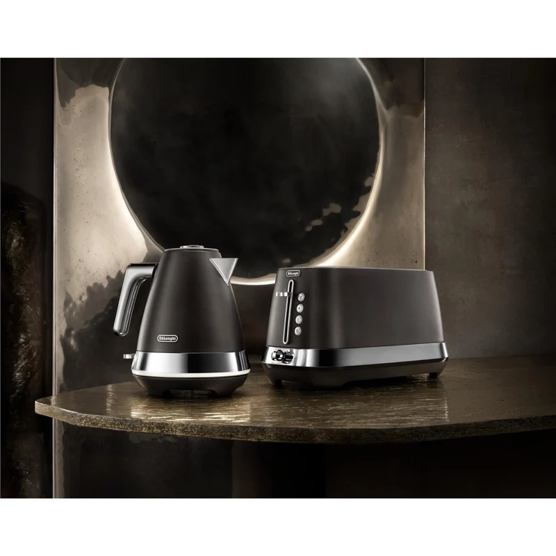 De'Longhi Diadema 2 Slice Long Slot Toaster (Onyx Black)