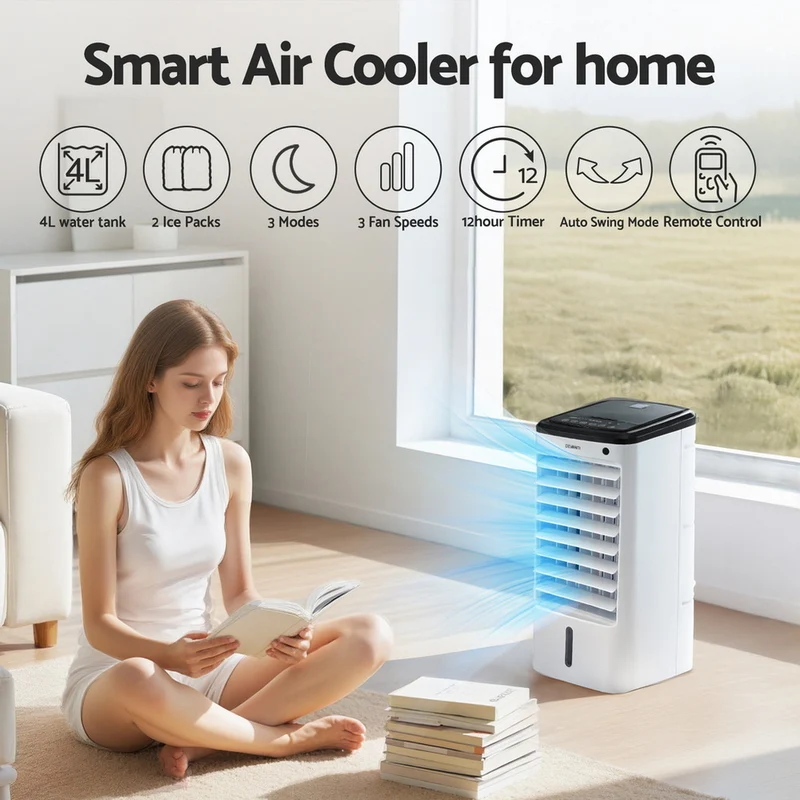 Devanti Evaporative Air Cooler Conditioner with Remote 4L