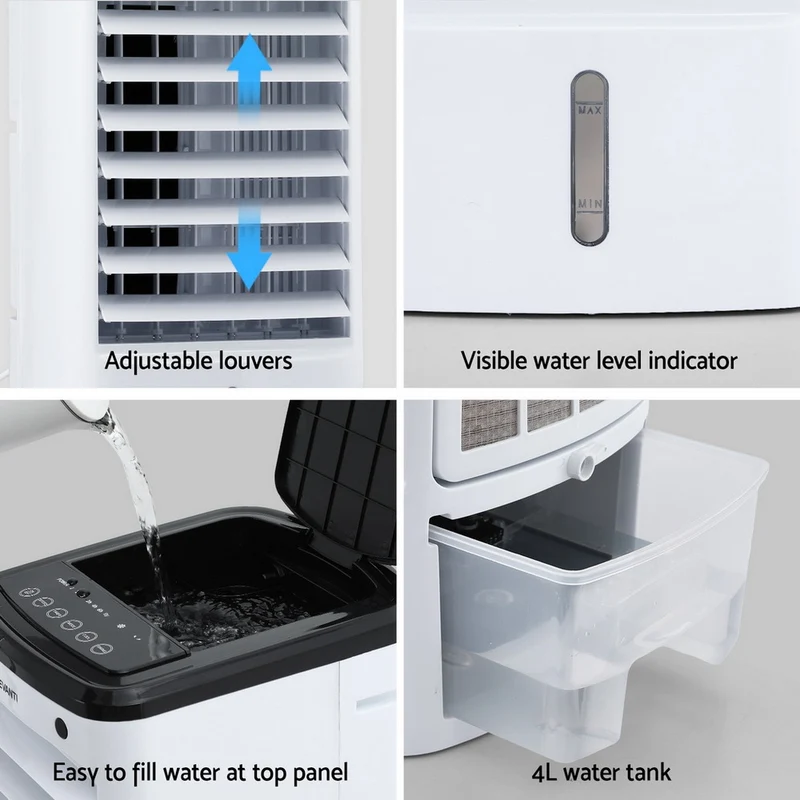 Devanti Evaporative Air Cooler Conditioner with Remote 4L