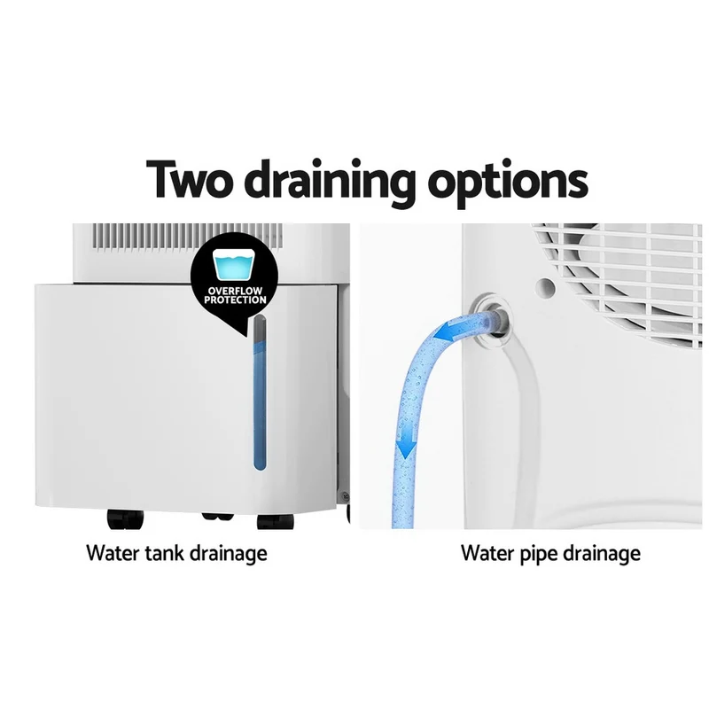 Devanti Dehumidifier 12L Air Purifier (White)