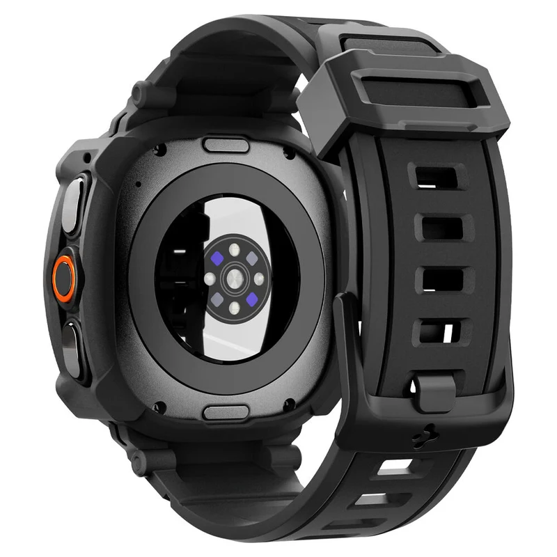 Spigen Galaxy Watch Ultra 2 47mm 2026 Rugged Armor Pro Band Case (Black)