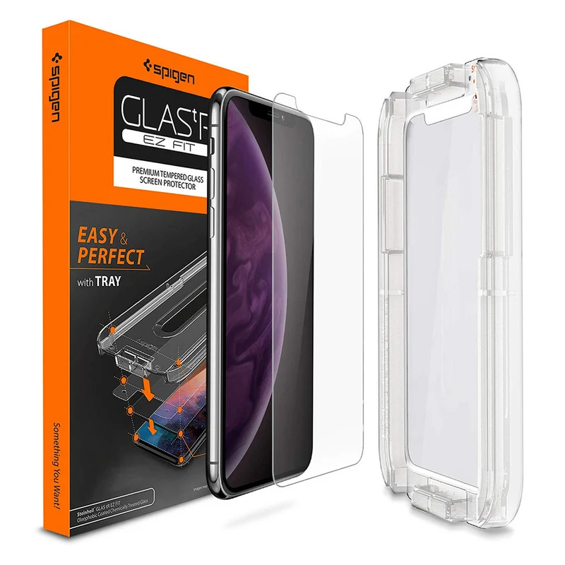 SPIGEN EZ Fit Glass Screen Protector for iPhone 11/XR (Clear)