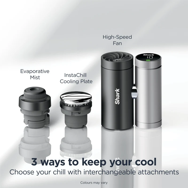 Shark ChillPill 3-in-1 Personal Cooling System (Charcoal)