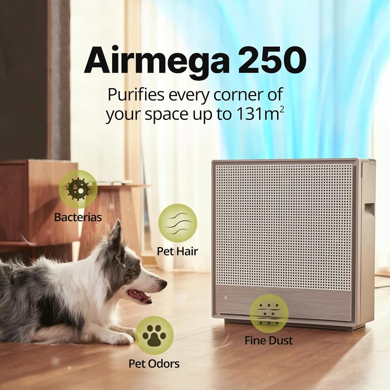 Coway Airmega 250 Hepa Air Purifier – 131m² 3-stage Filtration And Allergy Relief