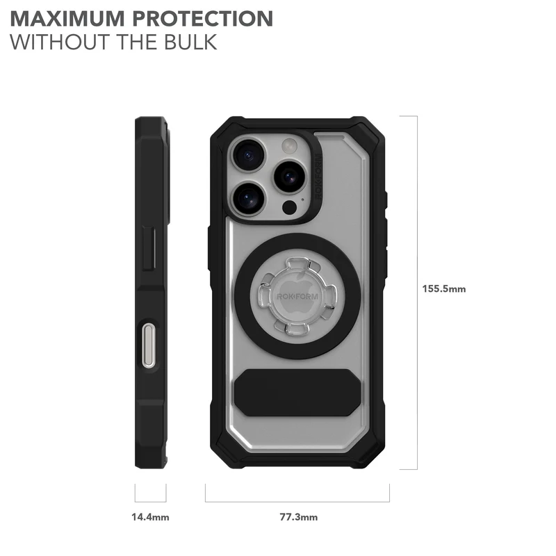 Rokform Crystal Case for iPhone 16 Pro (Clear)