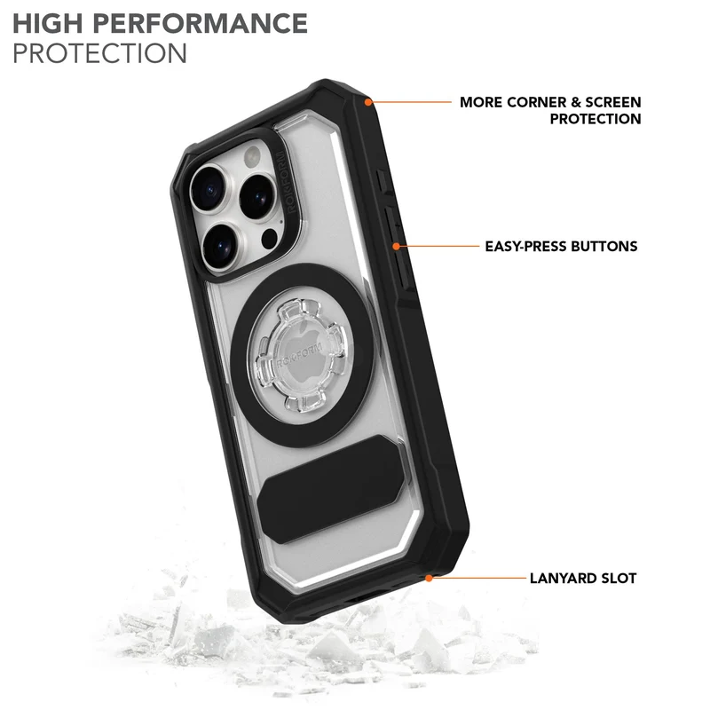 Rokform Crystal Case for iPhone 16 Pro (Clear)