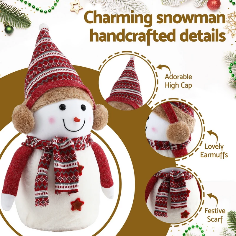 Jingle Jollys Christmas Snowman Handicraft Ornaments Party Decorations 60cm