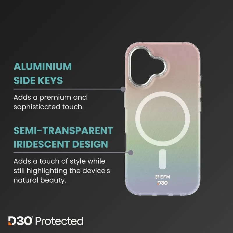 EFM Volta Case iPhone 17 - Iridescent