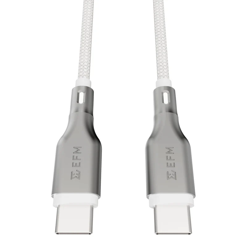 EFM USB-C to USB-C Essential Power 1M Cable (White)