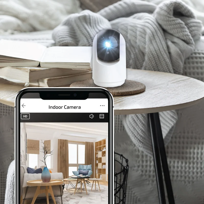 Connect Smart Home 2K Pan and Tilt Indoor Camera