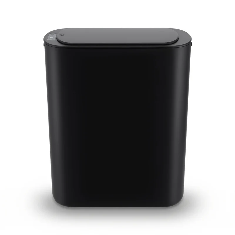 Devanti 21L Motion Sensor Kitchen Bin Slim Touchless Rubbish Can with Lid Black