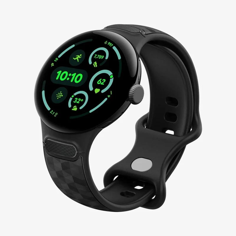 Spigen Pixel Watch 5/4/3 45mm Parallax Watch Band (Black)
