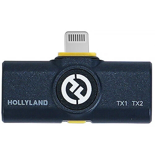 Hollyland LARK M2 Wireless Receiver with Lightning Connector for iOS Devices (2.4 GHz, Shine Charcoal)