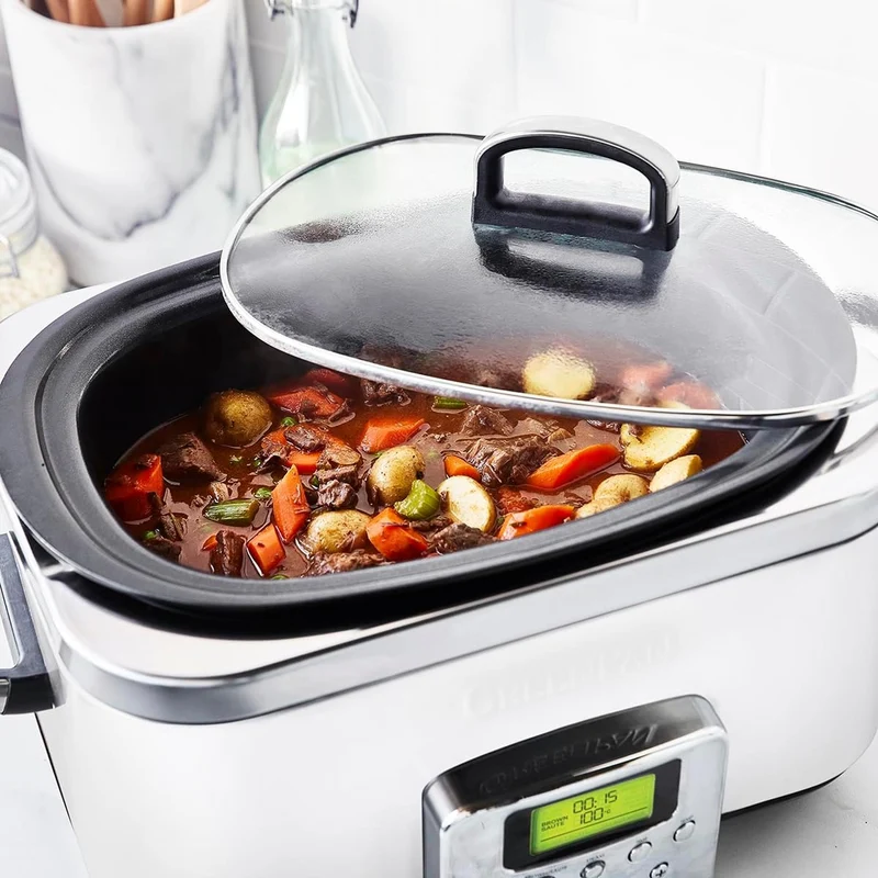 Greenpan Slow Cooker 6L (Cloud Cream)