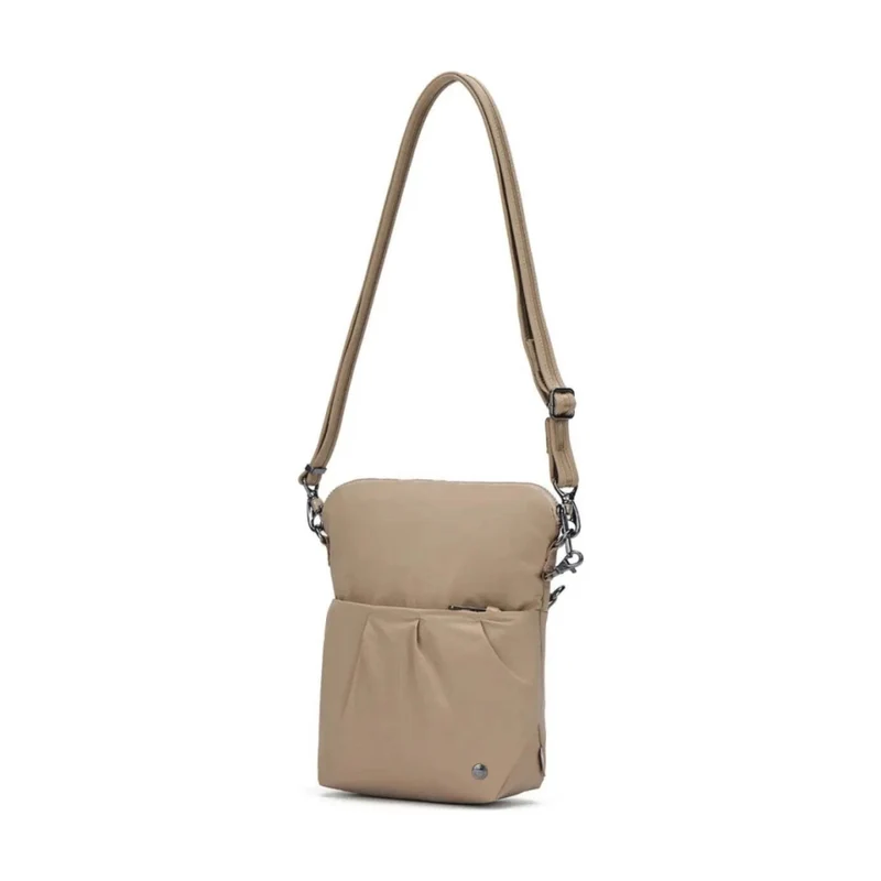 Pacsafe Citysafe CX Anti-Theft Convertible Crossbody Bag Taupe