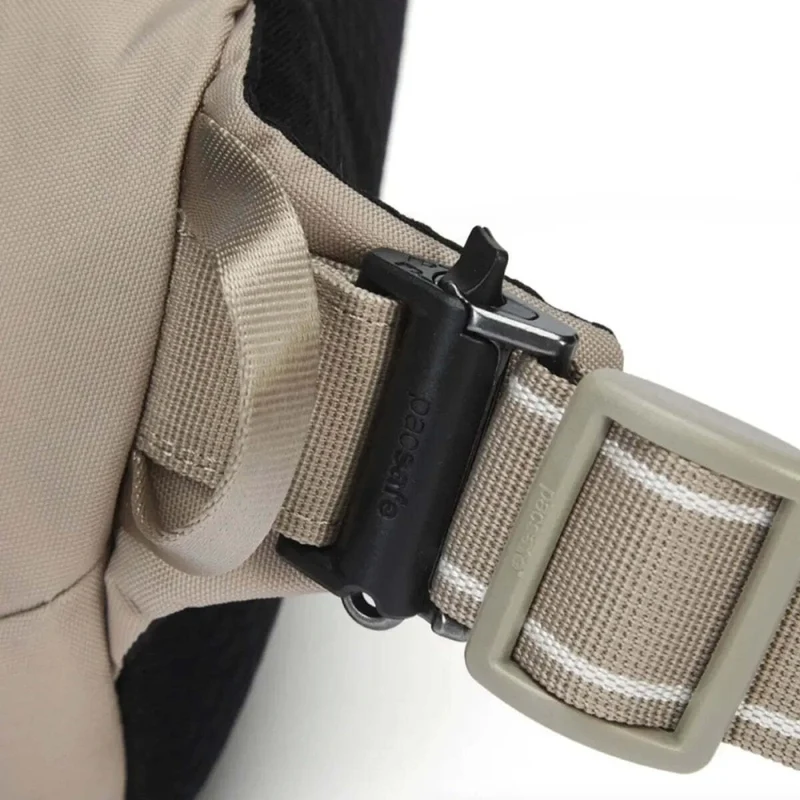 Pacsafe V Anti-Theft RFID Slashguard Secure Travel Hip Pack Beige