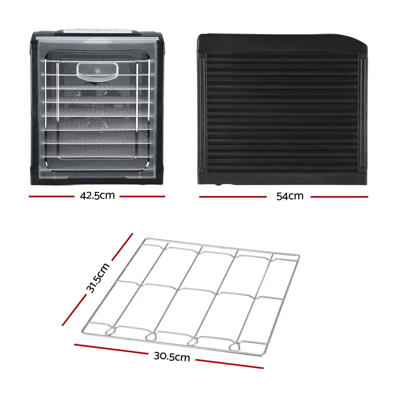 Devanti 9 Trays Food Dehydrator with Hanging Stainless Steel Tray