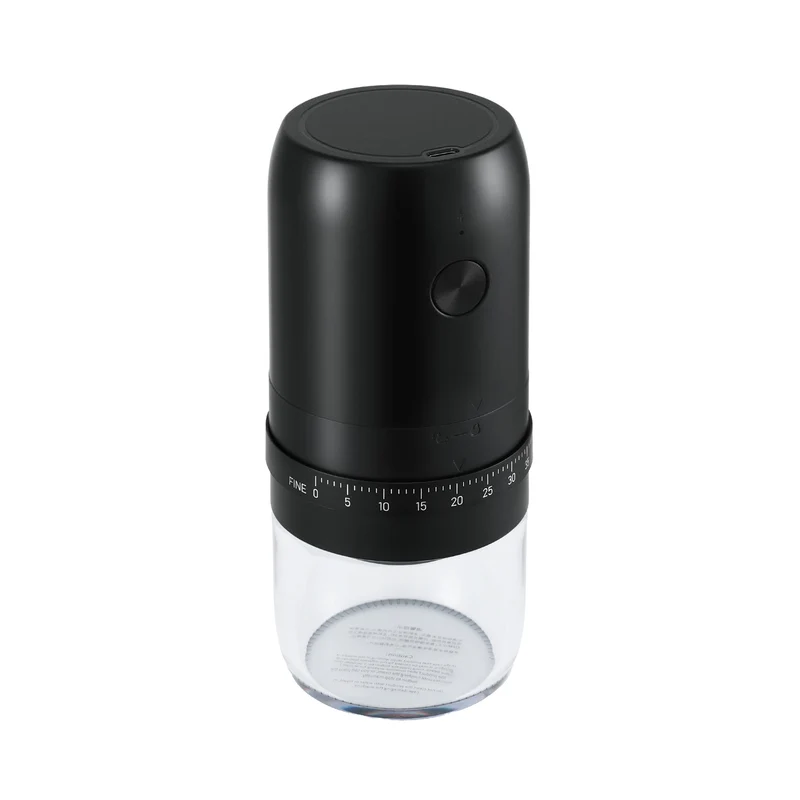 Devanti Portable Electric Coffee Grinder USB-C Rechargeable Spice Mill with 40 Settings Home Office