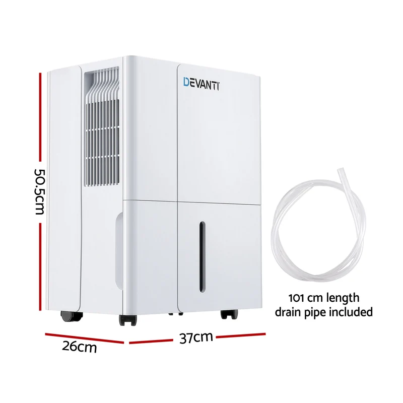 Devanti 30L/Day Dehumidifier Home Air Dryer Mould Moisture 4.7L Tank
