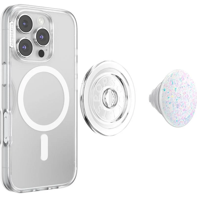 Popsockets PopGrip MagSafe (Iridescent Confetti White)