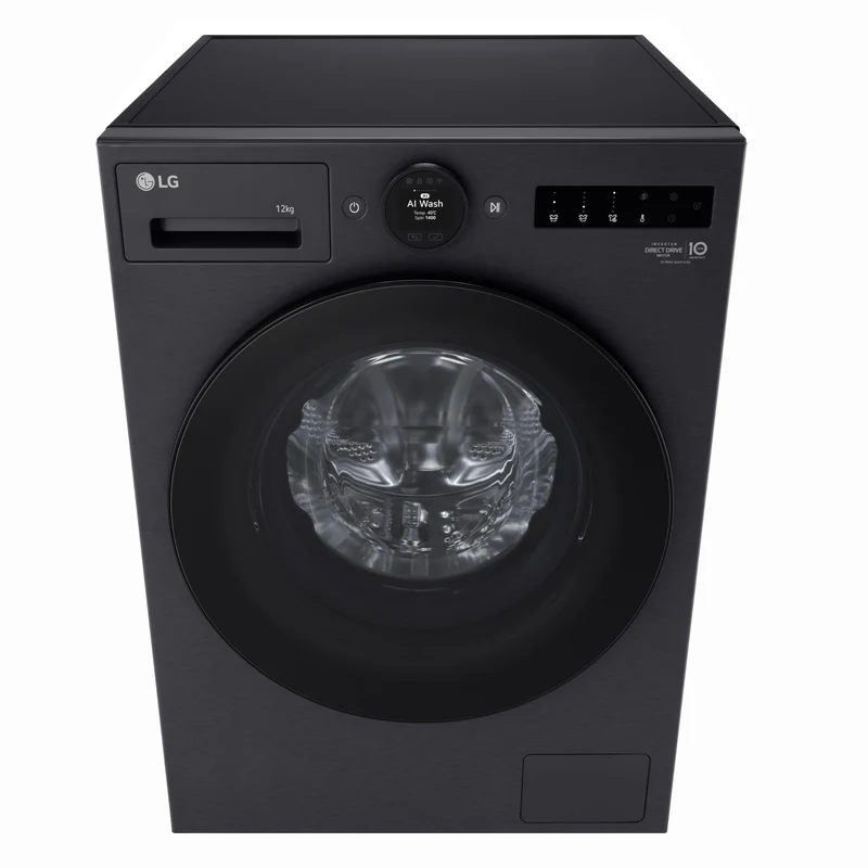 LG WX9-1412MB Series 9 12kg Front Load Washer (Matte Black)