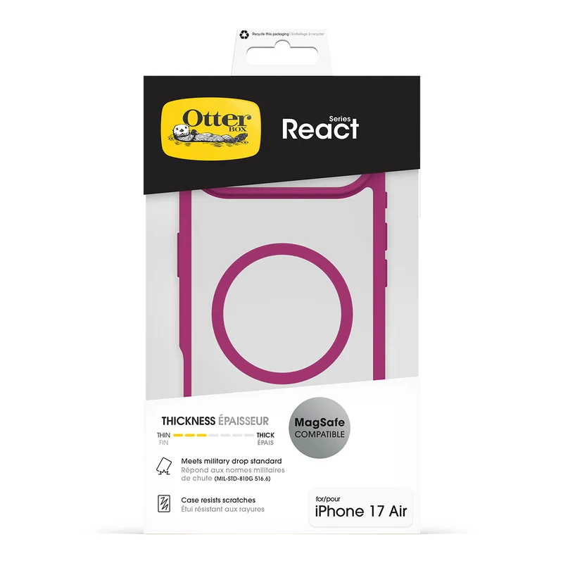 Otterbox React for iPhone Air - Rose Crystal