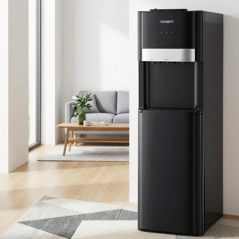Devanti 3 Taps Water Cooler Dispenser Bottom Loading Dispenser Chiller Purifier