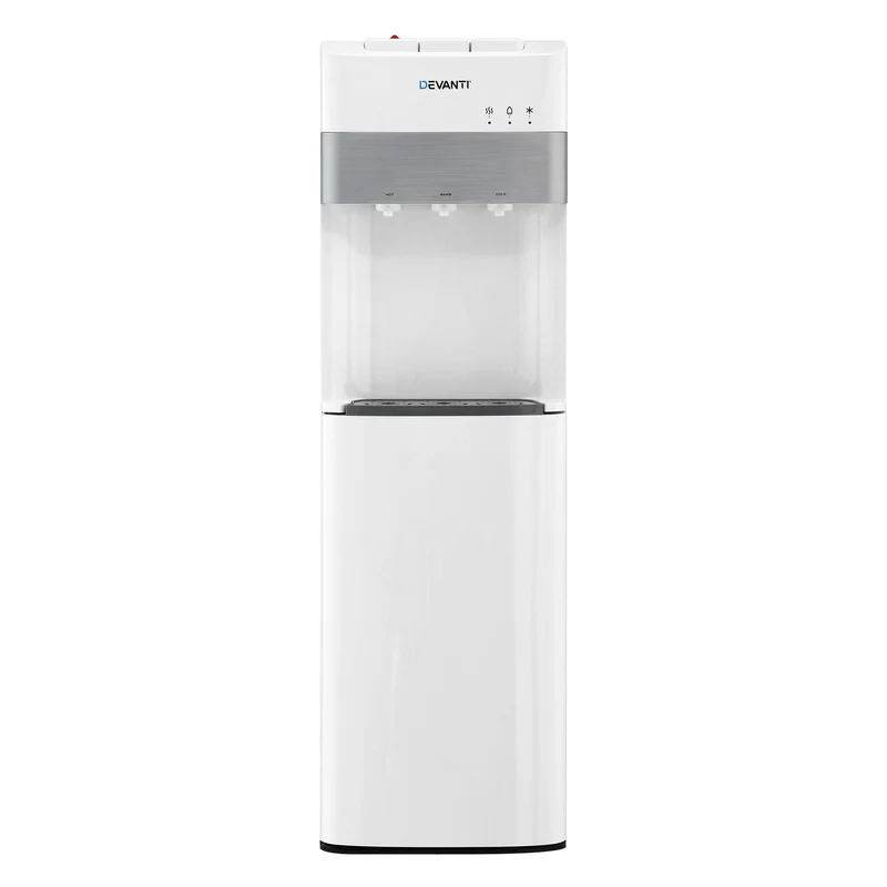 Devanti 3 Taps Water Cooler Dispenser Bottom Loading Dispenser Chiller Filter Purifier