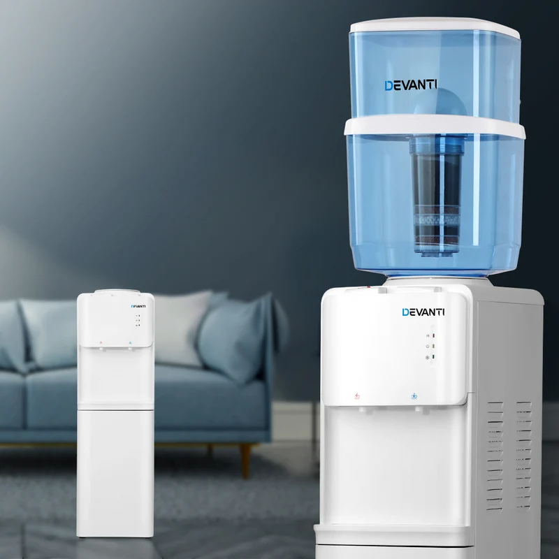 Devanti Water Cooler Dispenser Stand 22L Bottle White