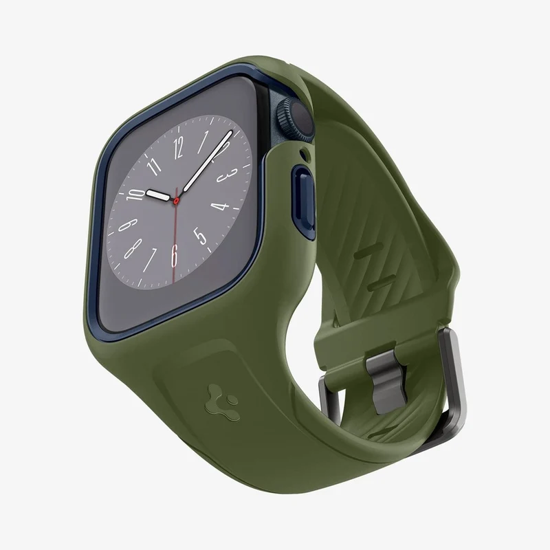 Spigen Apple Watch 9/8/7 45mm Liquid Air Pro Band Case (Moss Green)