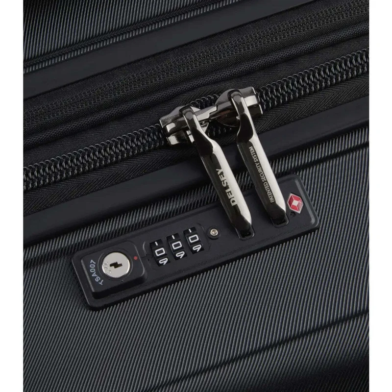 Delsey Shadow 5.0 - 75 cm Expandable 4 Wheel Suitcase - Black