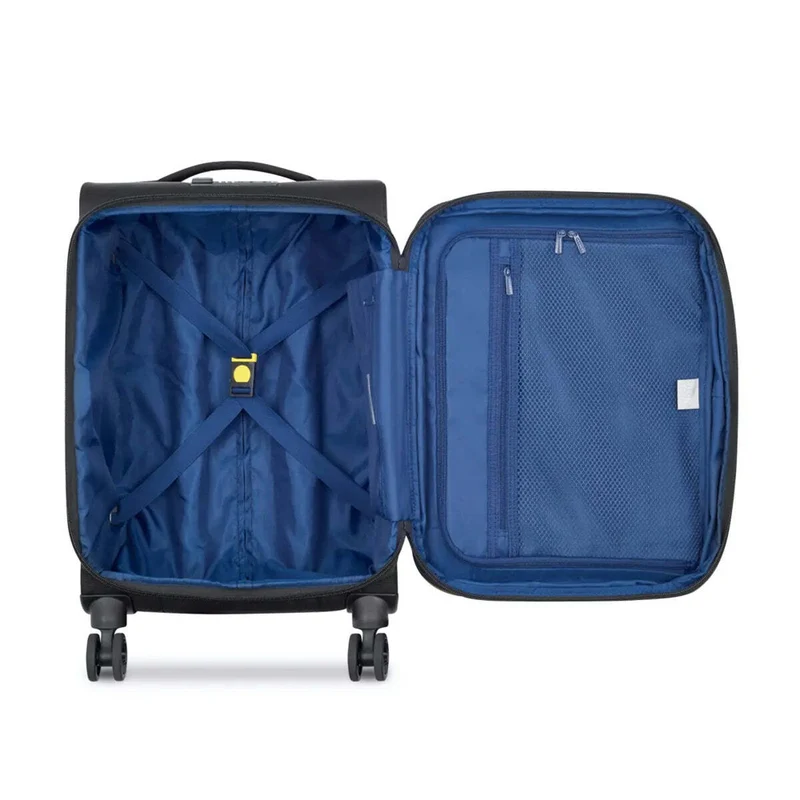Delsey Brochant 3 - 55 cm 4-Wheel Expandable Carry-on Suitcase - Deep Black