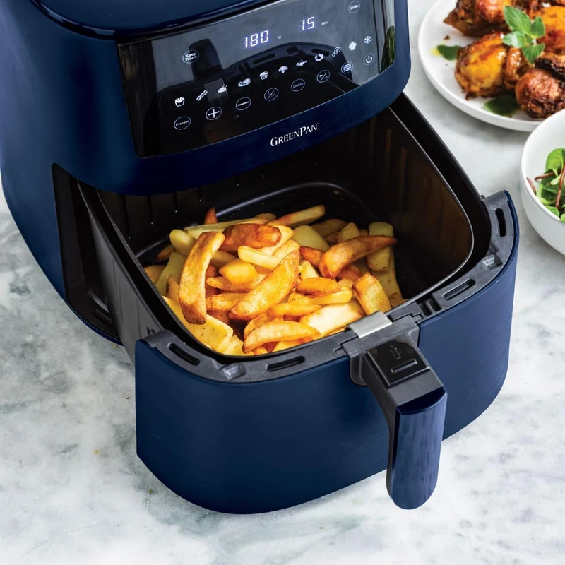 GreenPan Bistro Ceramic Airfryer Removable Basket 7.2L (Oxford Blue)
