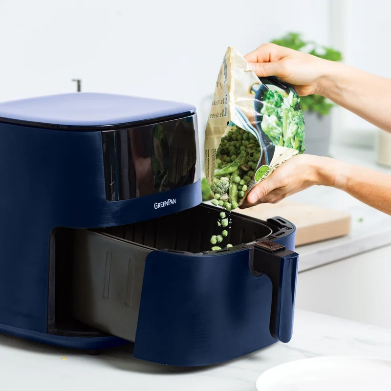 GreenPan Bistro Ceramic Airfryer Removable Basket 7.2L (Oxford Blue)