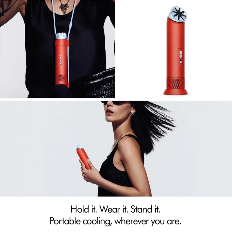 Dyson HushJet™ Mini Cool fan (Carnelian/Sky)