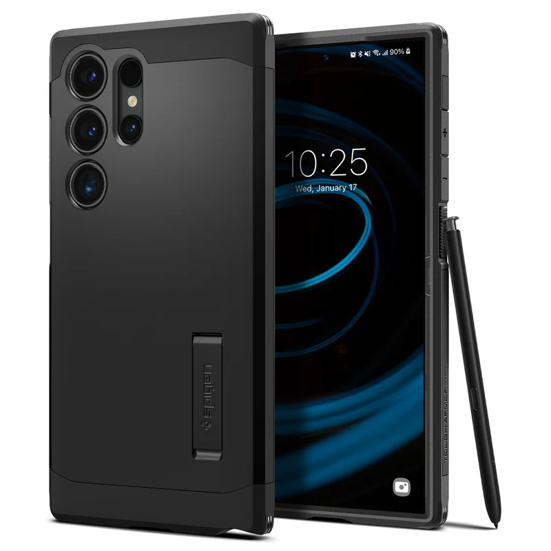 Spigen Samsung Galaxy S24 Ultra Tough Armor (MagFit) Case - Black