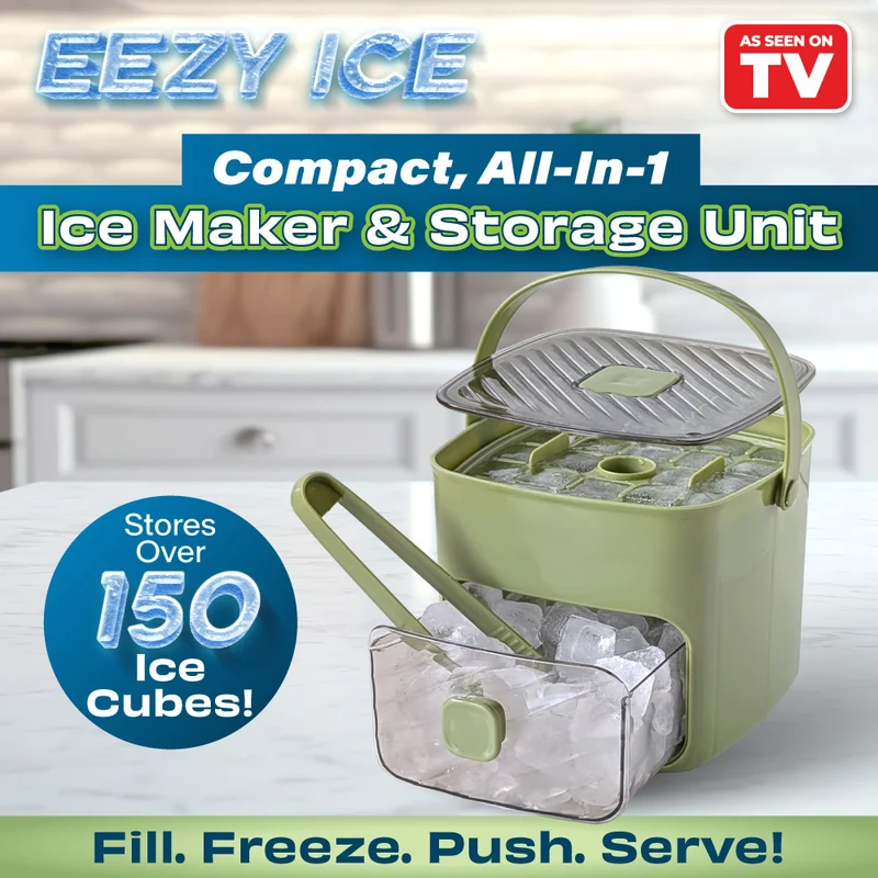 Eezy Ice All-in-One Compact Ice Maker and Storage Unit