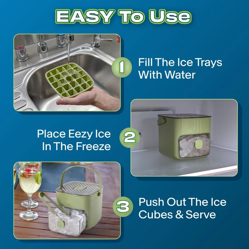 Eezy Ice All-in-One Compact Ice Maker and Storage Unit