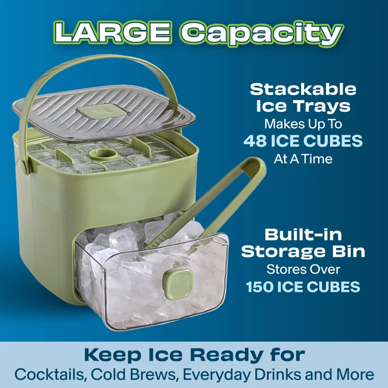 Eezy Ice All-in-One Compact Ice Maker and Storage Unit