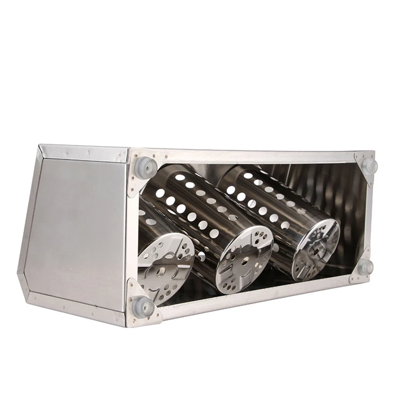 SOGA Stainless Steel Conical Cutlery Holder with 3 Holes 18/10
